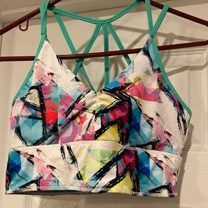 Born Primitive sports bra, colorful, size medium